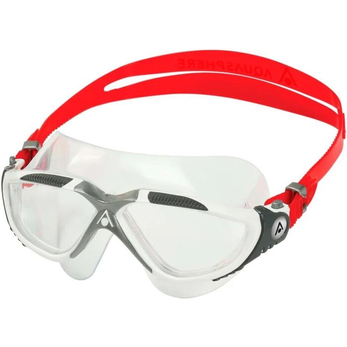 2024 Aquasphere Vista Swim Mask MS5600915LC - Clear / Red